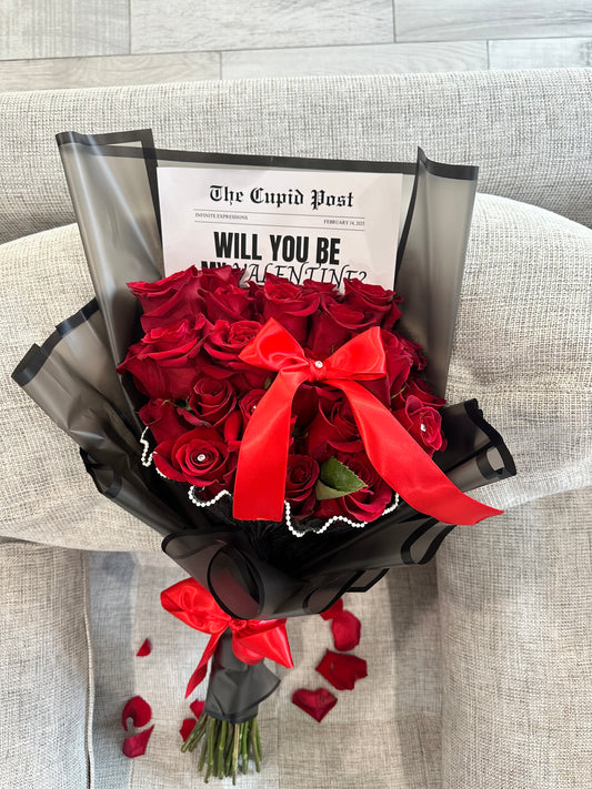 Will you be my Valentine? Bouquet
