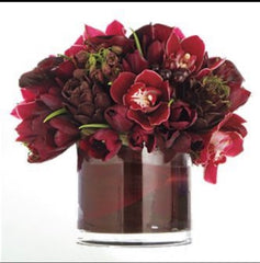 Crimson Luxe Floral Arrangements- Red Rooster